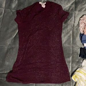 Purple sparkly dress size small